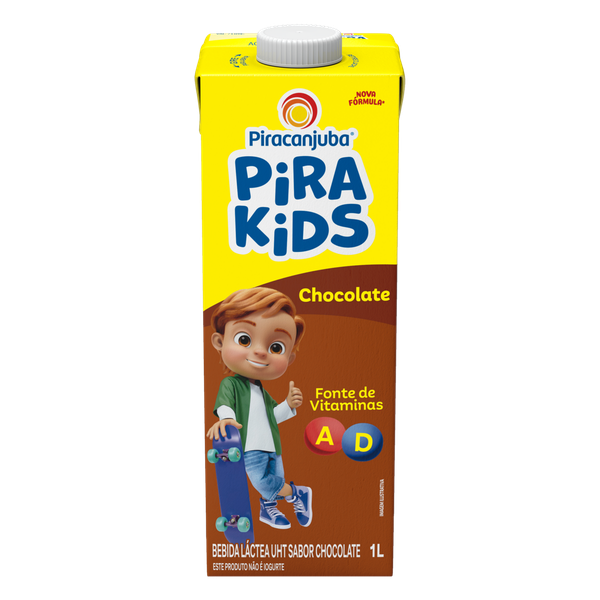 BEBIDA LÁCTEA UHT PIRAKIDS CHOCOLATE 1L