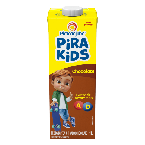 BEBIDA LÁCTEA UHT PIRAKIDS CHOCOLATE 1L