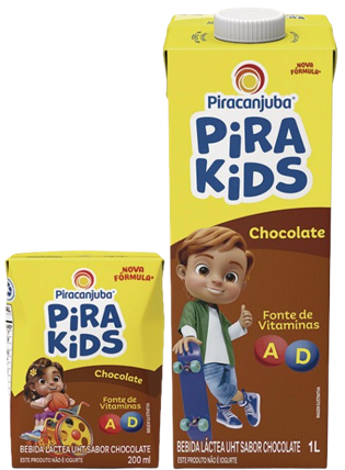 BEBIDA LÁCTEA UHT PIRAKIDS CHOCOLATE 1L