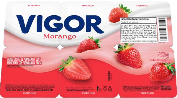 BEBIDA LÁCTEA VIGOR MORANGO 480G