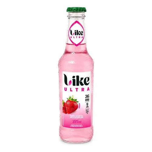 BEBIDA MISTA LIKE ULTRA MORANGO 275ML