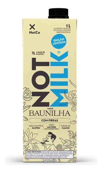 BEBIDA NOT MILK VEGETAL BAUNILHA 1L