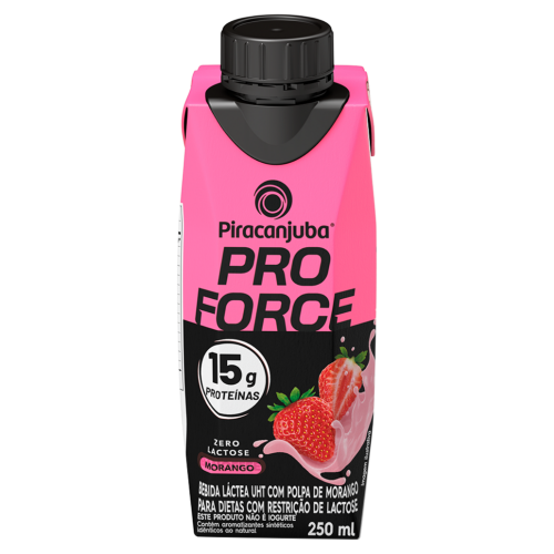 BEBIDA PROFORCE 15G PIRACANJUBA MORANGO 250ML