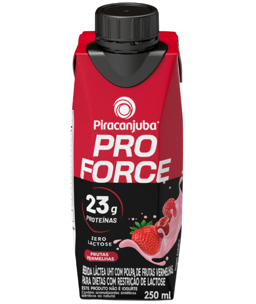 BEBIDA PROFORCE 23G PIRACANJUBA FRUTAS VERMELHAS 250ML