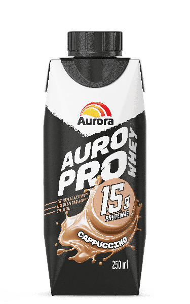 BEBIDA WHEY AURORA 15G CAPPUCCINO 250ML