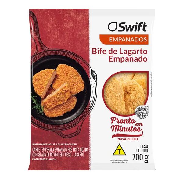 BIFE DE LAGARTO EMPANADO SWIFT 700G