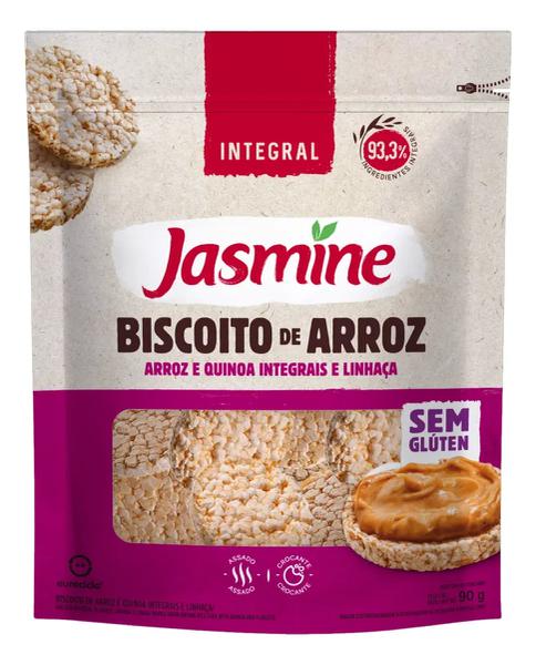 BISCOITO DE ARROZ JASMINE QUINOA/LINHAÇA 90G