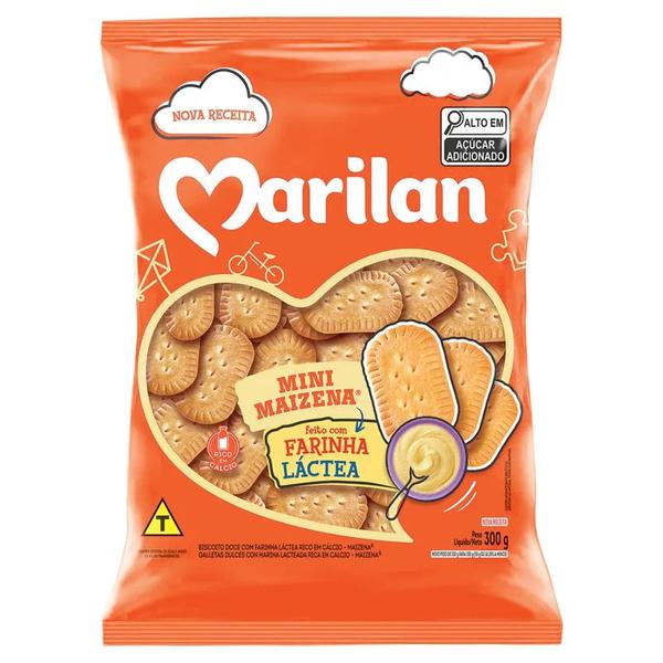 BISCOITO MARILAN MAIZENA MINI FARINHA LÁCTEA 300G