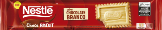 BISCOITO NESTLÉ CHOCO BISCUIT BRANCO 78G