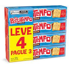 BISCOITO NESTLÉ PASSATEMPO RECHEADO CHOCOLATE  520G LEVE 4 PAGUE 3