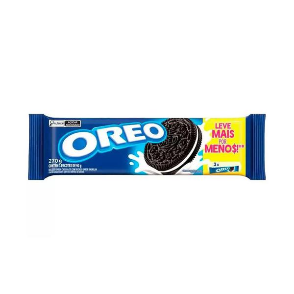 BISCOITO OREO RECHEADO BAUNILHA 270G
