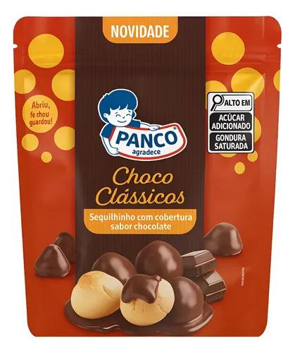 BISCOITO PANCO SEQUILHINHO CHOCO CLÁSSICOS COM COBERTURA DE CHOCOLATE 80G