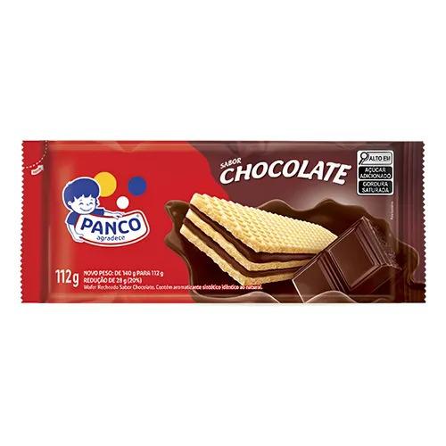 BISCOITO PANCO WAFER SABOR CHOCOLATE 112G