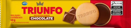 BISCOITO TRIUNFO RECHEADO CHOCOLATE 69G