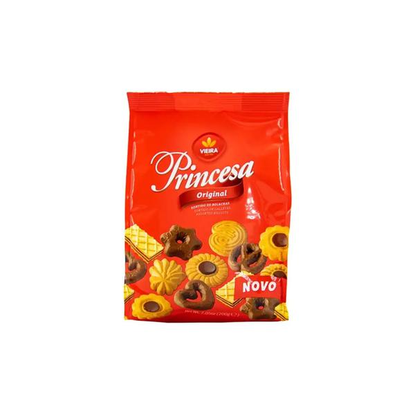 BISCOITO VIEIRA PRINCESA ASSORTED CHOCOLATE 200G