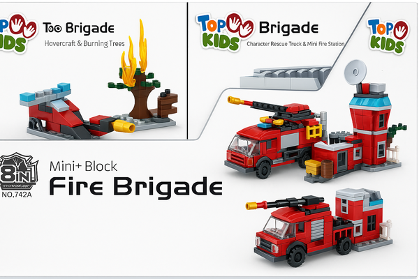 BLOCOS DE MONTAR FIRE BRIGADA