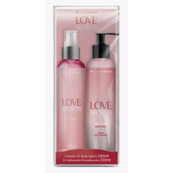 BODY SPLASH 240ML + HIDRATANTE 230ML LOVE SECRETS