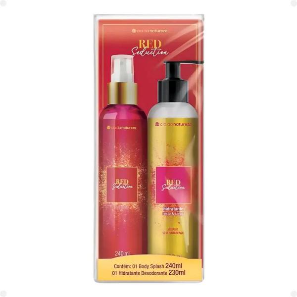 BODY SPLASH 240ML + HIDRATANTE 230ML RED SEDUCTION