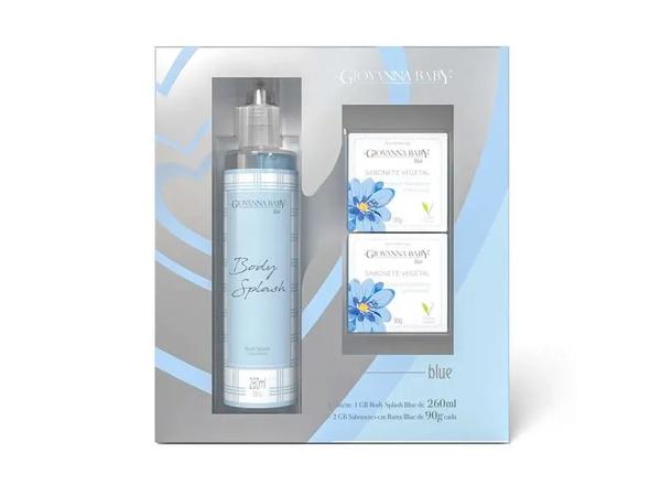 BODY SPLASH + 2 SABONETES 90G GIOVANNA BABY BLUE