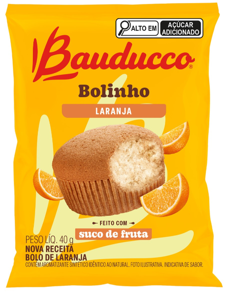 BOLINHO BAUDUCCO LARANJA 40G