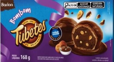 BOMBOM BARION TUBETES CHOCOLATE 168G
