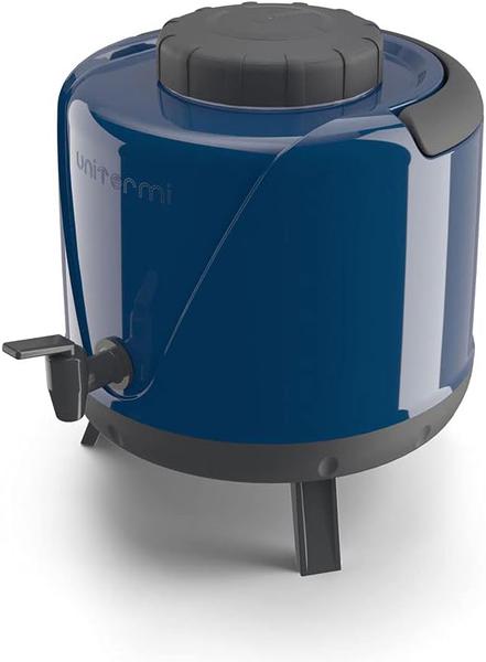 BOTIJÃO TERMICO C/TORNEIRA UNITERM AREZZO AZUL 5L