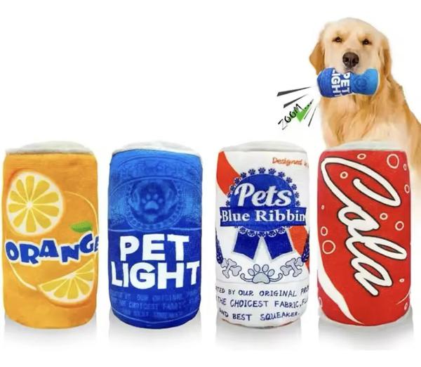 BRINQUEDO PARA CÃES PELÚCIA LATINHA MP-54