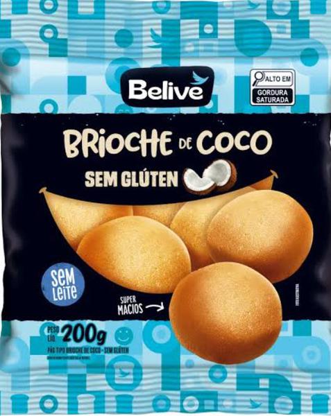 BRIOCHE COCO BELIVE S/GLUTÉN 200G