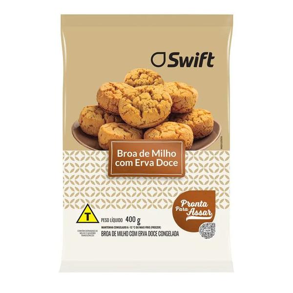 BROA DE MILHO COM ERVA DOCE SWIFT 400G
