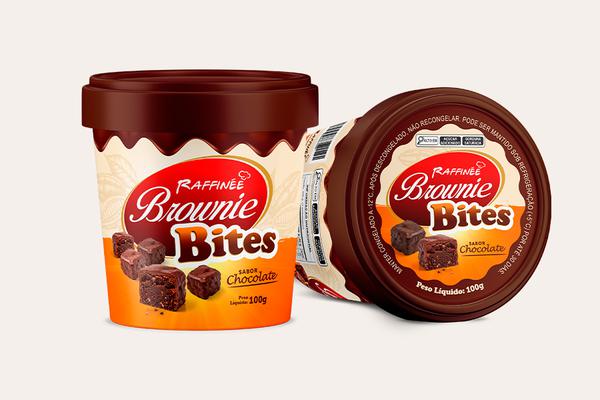 BROWNIE BITES RAFFINÉE CHOCOLATE 100G