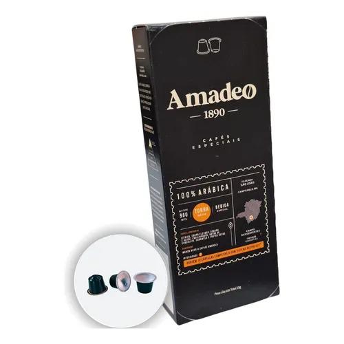 CÁPSULA AMADEO NESPRESSO ESPRESSO 10X5,3G
