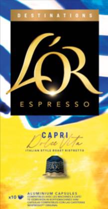 CÁPSULA LOR ESPRESSO DOLCE VITA CAPRI 52G C/10