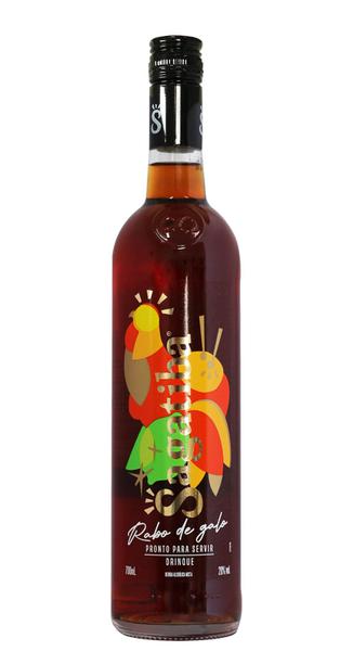 CACHAÇA SAGATIBA RABO DE GALO 700ML