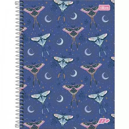 CADERNO CAPA DURA COLEGIAL TILIBRA D+ FEMININO 1 MATÉRIA 96F