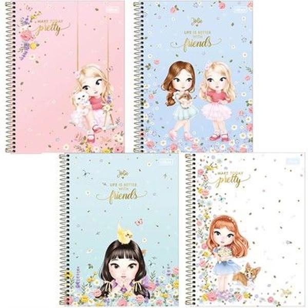CADERNO CAPA DURA UNIVERSITÁRIO TILIBRA JOLIE 1MT 80F