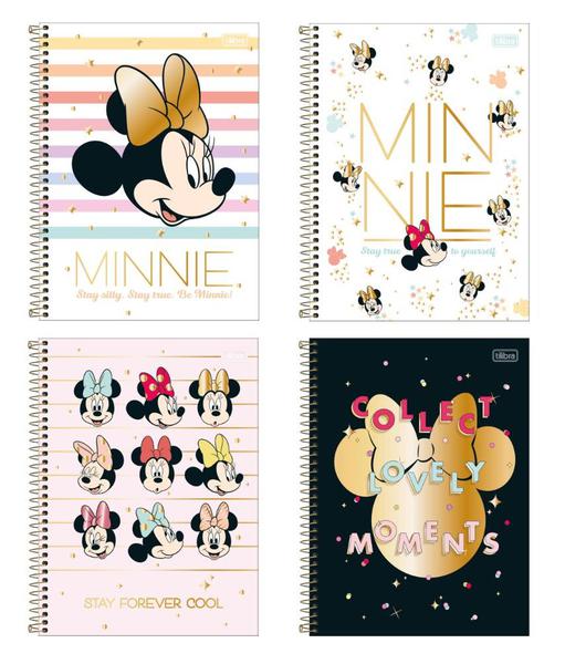 CADERNO CAPA DURA UNIVERSITÁRIO TILIBRA MINNIE 1MT 80F