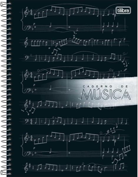 CADERNO TILIBRA BROCHURA CAPA DURA UNIVIVERSITÁRIO MÚSICA 80F