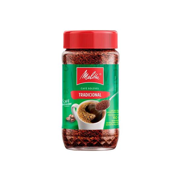 CAFÉ SOLÚVEL MELITTA TRADICIONAL 160G