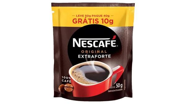 CAFÉ SOLÚVEL NESCAFÉ ORIGINAL E FORTE 40G 10% GTS