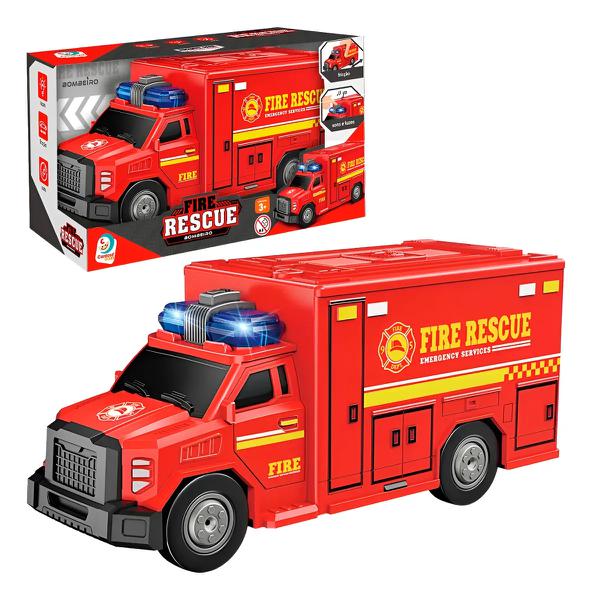 CAMINHÃO FIRE RESCUE BOMBEIRO CARDOSO