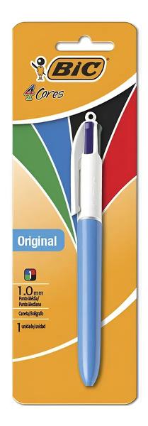 CANETA ESFEROGRÁFICA BIC ORIGINAL 1.0 4 CORES