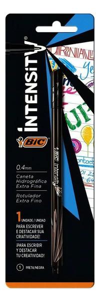 CANETA HIDROGRÁFICA BIC 0.4 INTENSITY PRETO C/1