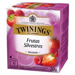 CHÁ TWININGS FRUTAS SILVESTRES 20G 10 SACHÊS
