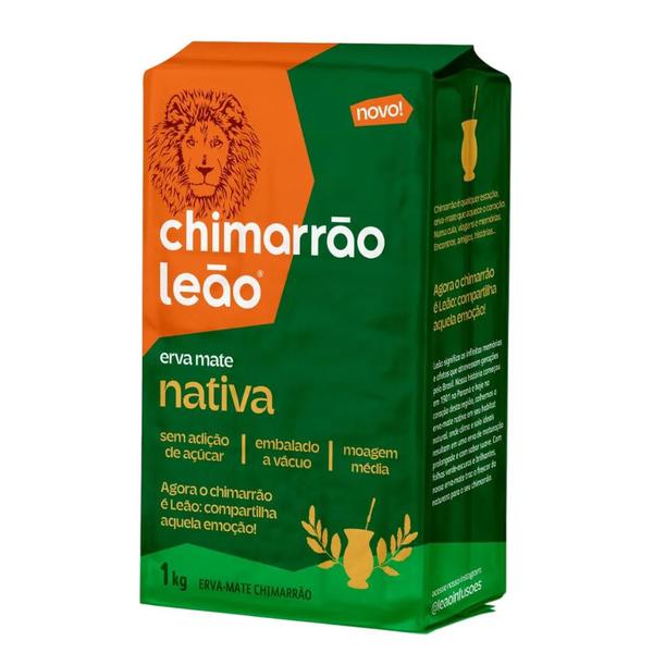 CHIMARRÃO ERVA-MATE LEÃO NATIVA 1KG