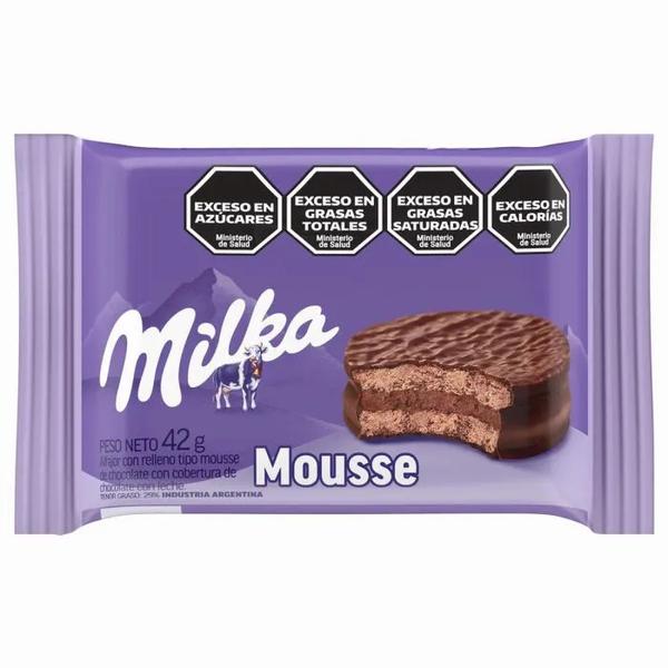 CHOCOLATE ALFAJOR MILKA MOUSSE LEITE 42G