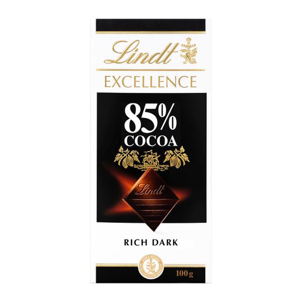 CHOCOLATE LINDT EXCELLENCE 85% COCOA DARK 100G