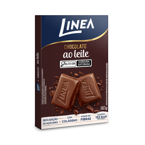 CHOCOLATE LINEA AO LEITE 30G