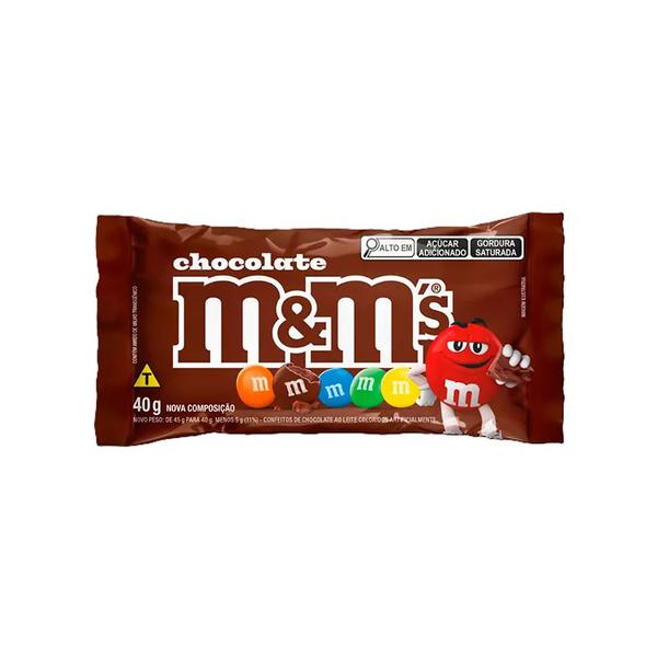 CHOCOLATE M&M'S CHOCOLATE AO LEITE 40G