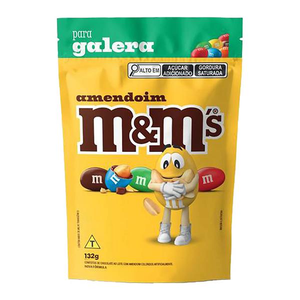 CHOCOLATE M&M'S CHOCOLATE COM AMENDOIM 132G