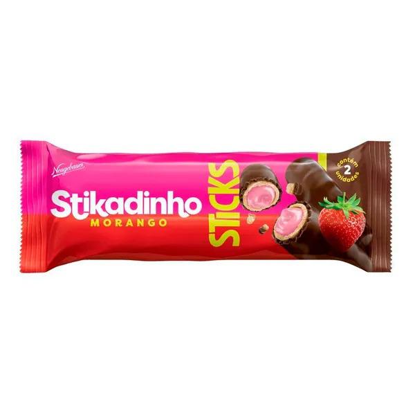 CHOCOLATE STICKS STIKADINHO MORANGO 29G
